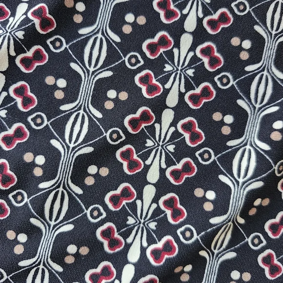 Max Studio Geometric Print Boat Neck Work Dress Business Casual Chic - Picture 3 of 4